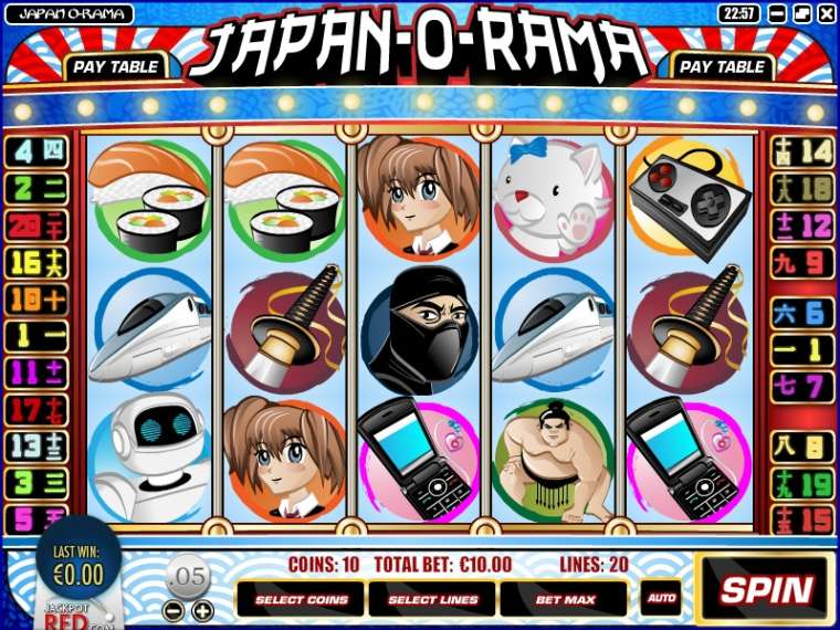 Видео покер Japan-O-Rama демо-игра