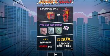 Joker’s Vault: Уникальные функции