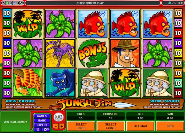 Онлайн слот Jungle Jim играть