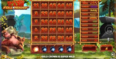 King Kong Cash Full House: Игровой автомат