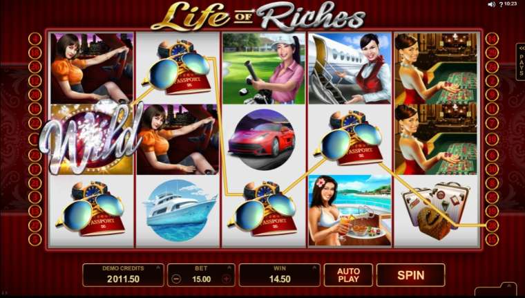 Видео покер Life of Riches демо-игра