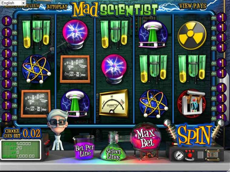 Видео покер Mad Scientist демо-игра