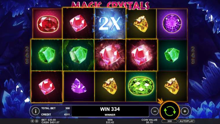 Онлайн слот Magic Crystals играть