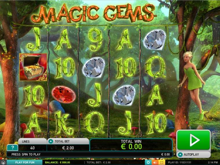 Видео покер Magic Gems демо-игра