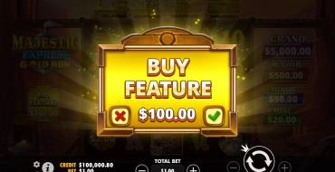 Majestic Express Gold Run: Уникальные функции