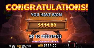 Majestic Express Gold Run: Выигрыши