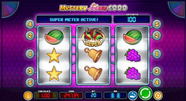 Видео покер Mystery Joker 6000 демо-игра
