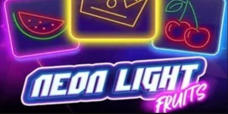 Онлайн слот Neon Light Fruits играть