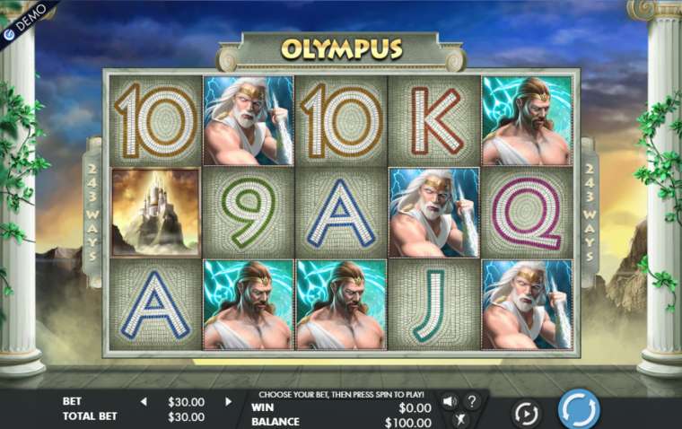 Онлайн слот Olympus играть