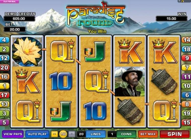 Видео покер Paradise Found демо-игра