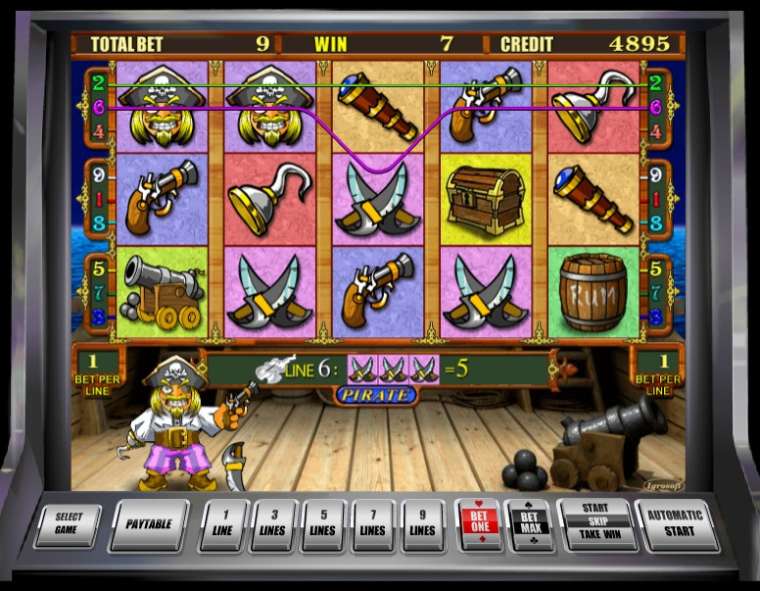 Видео покер Pirate демо-игра