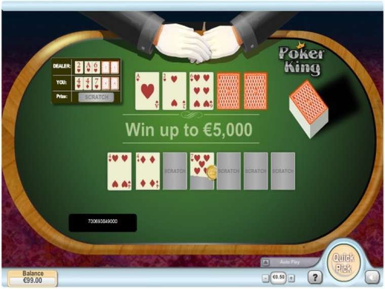 Видео покер Poker King демо-игра