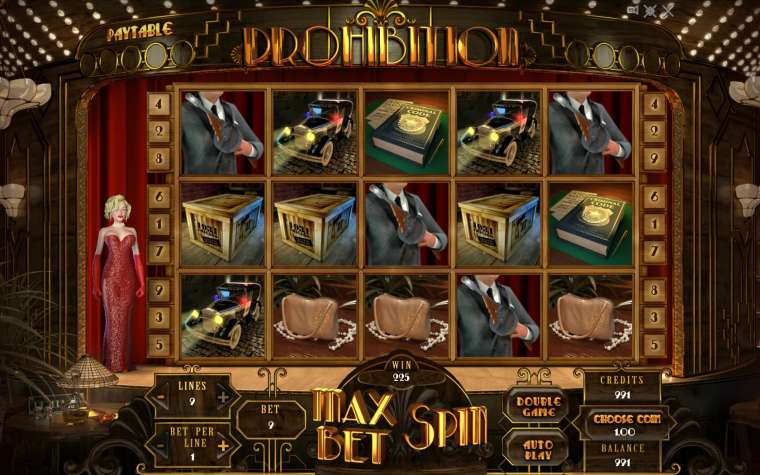 Видео покер Prohibition демо-игра