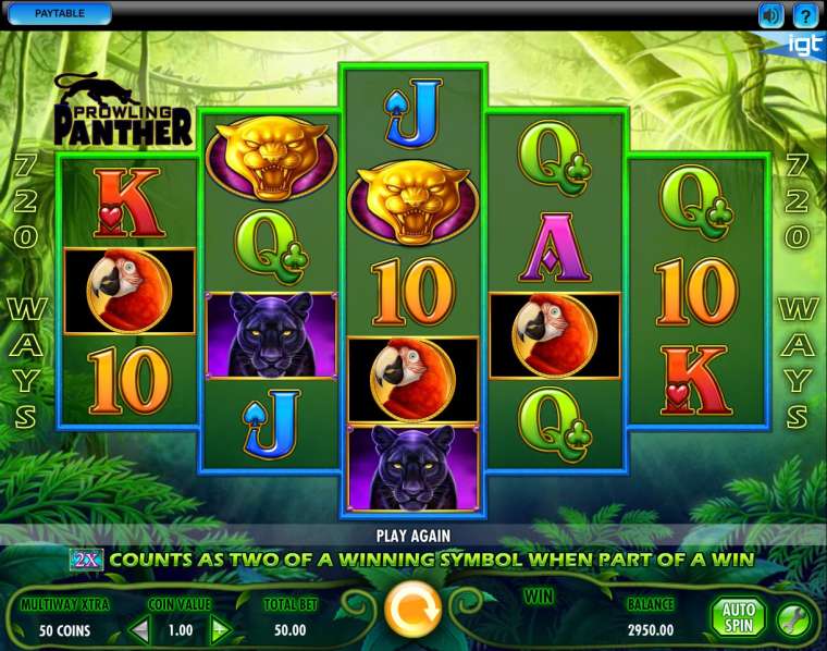 Видео покер Prowling Panther демо-игра