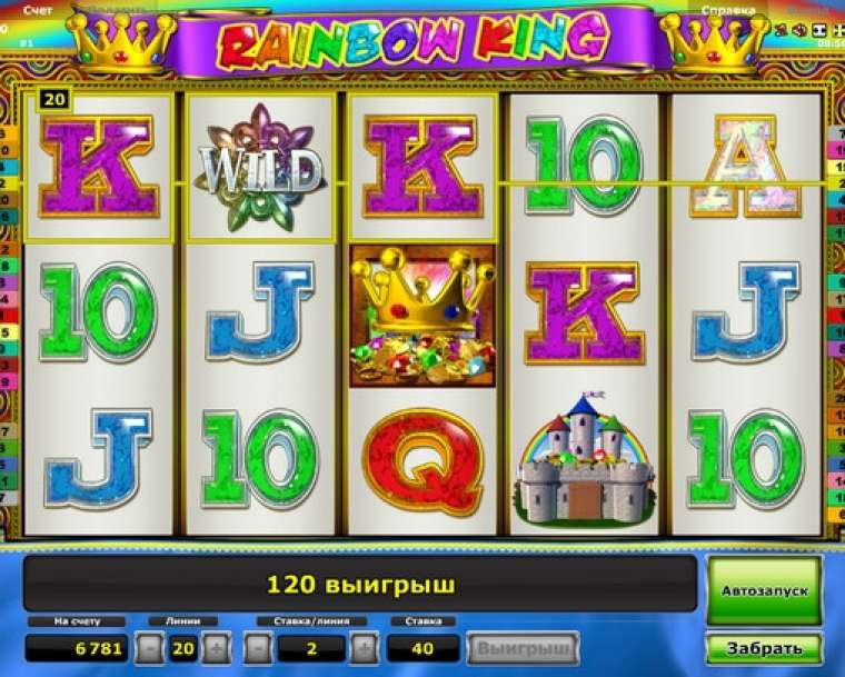 Видео покер Rainbow King демо-игра