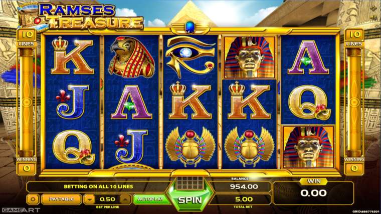 Онлайн слот Ramses Treasure играть