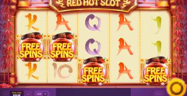 Red Hot Slot: Интерфейс