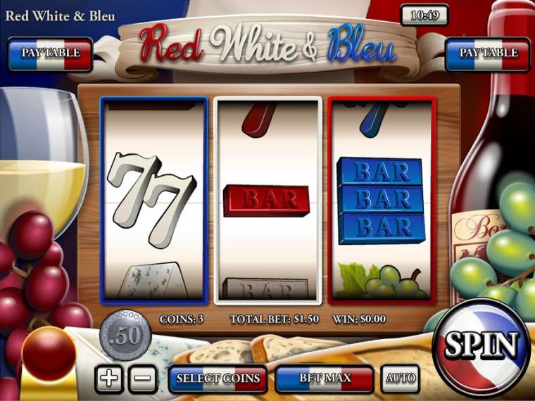 Видео покер Red, White & Bleu демо-игра