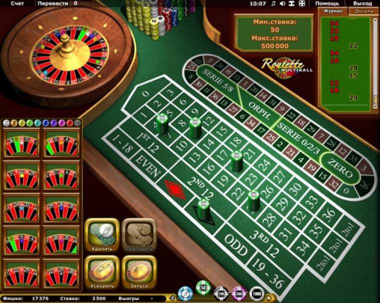 Видео покер Roulette Multiball демо-игра