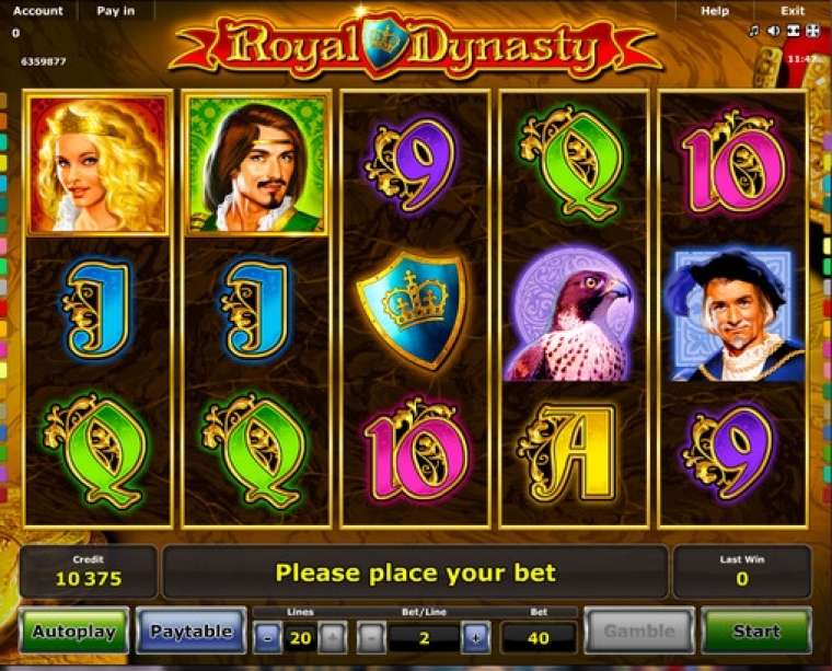Видео покер Royal Dynasty демо-игра