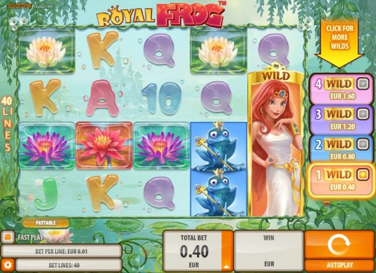 Онлайн слот Royal Frog играть