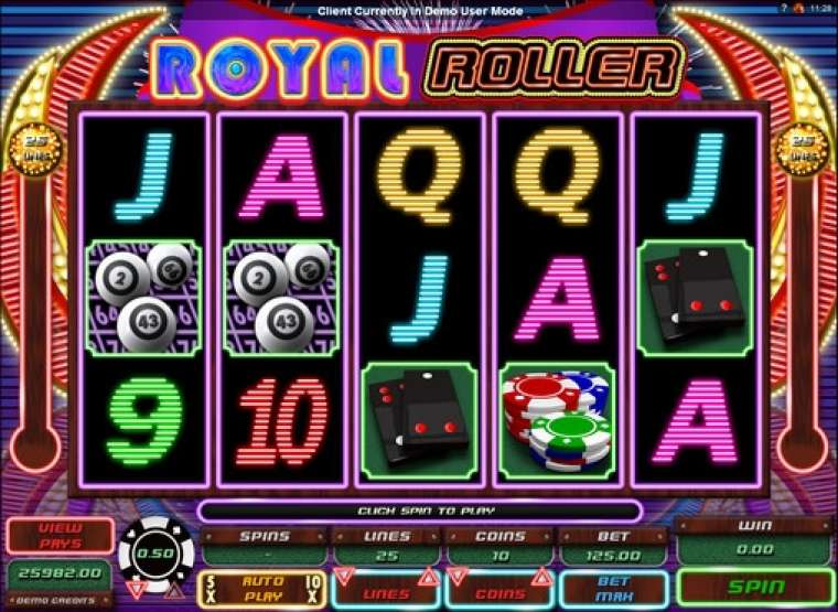 Видео покер Royal Roller демо-игра