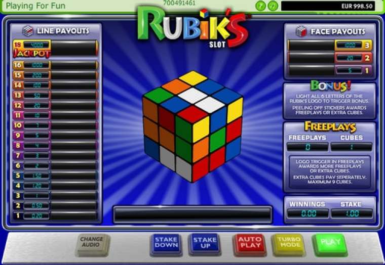 Видео покер Rubik’s Slot демо-игра