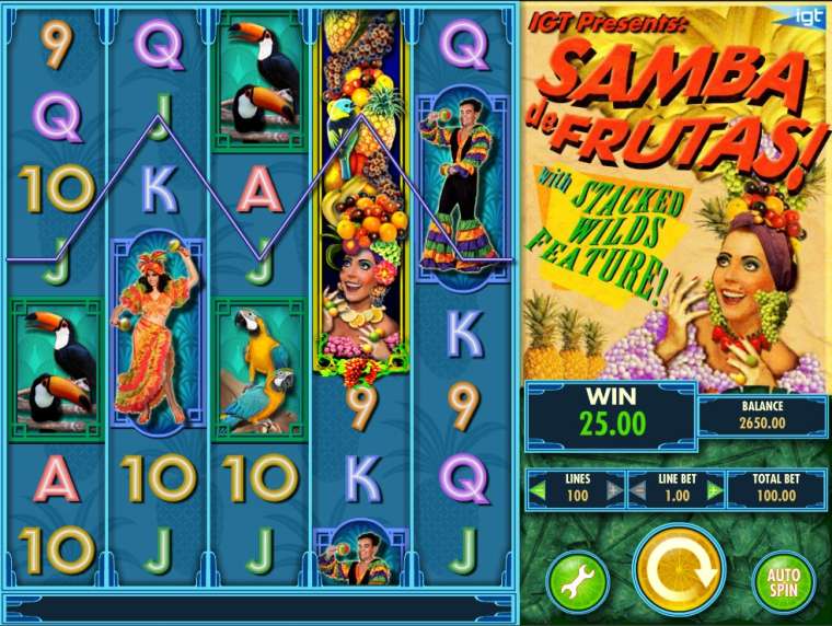 Онлайн слот Samba de Frutas! играть