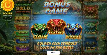 Serpent Gold: Hold & Win: Респины