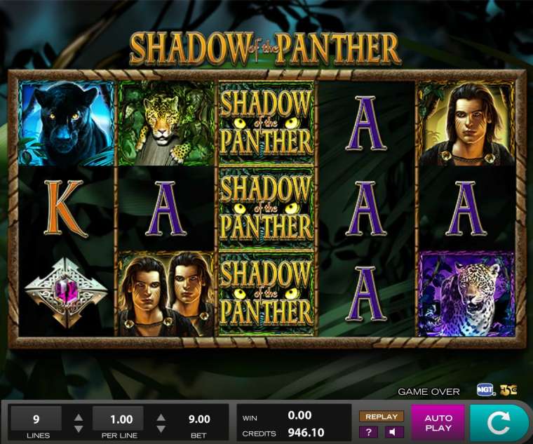 Видео покер Shadow of the Panther демо-игра