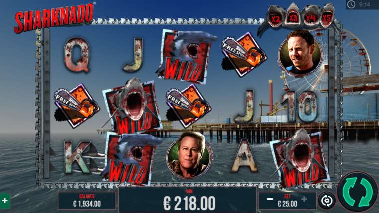 Видео покер Sharknado демо-игра