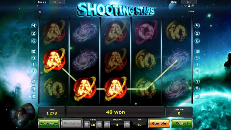 Видео покер Shooting Stars демо-игра