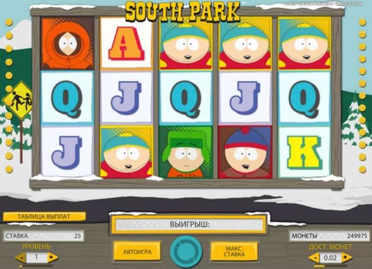 Видео покер South Park демо-игра