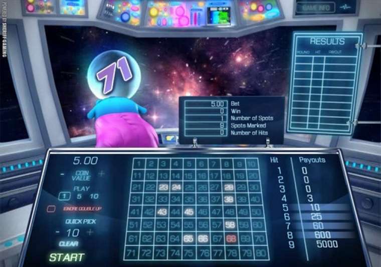 Видео покер Space Keno демо-игра