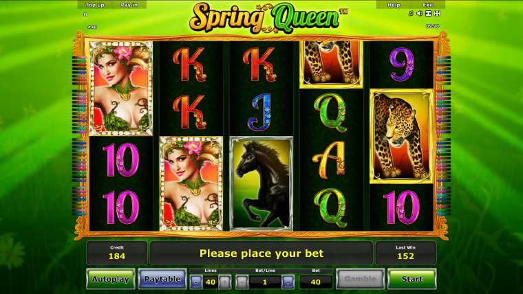 Видео покер Spring Queen демо-игра
