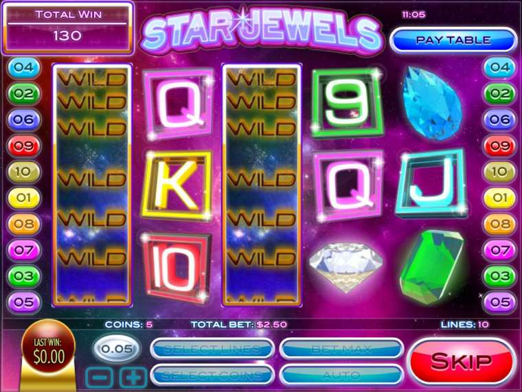 Видео покер Star Jewels демо-игра