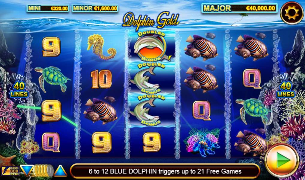 Stellar Jackpots with Dolphin Gold