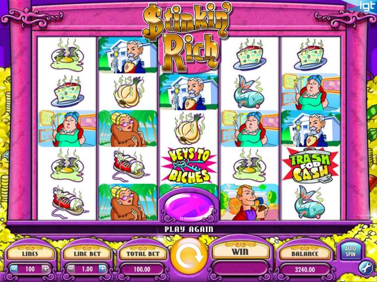 Видео покер Stinkin’ Rich демо-игра