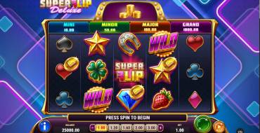 Super Flip Deluxe: Игровой автомат