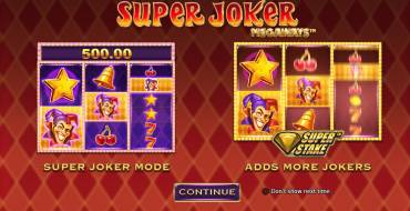 Super Joker Megaways: Игровой автомат