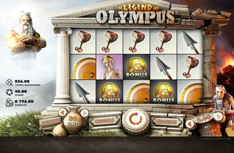 Видео покер The Legend of Olympus демо-игра