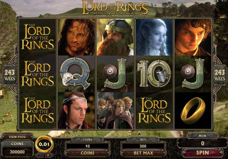 Видео покер The Lord of the Rings демо-игра