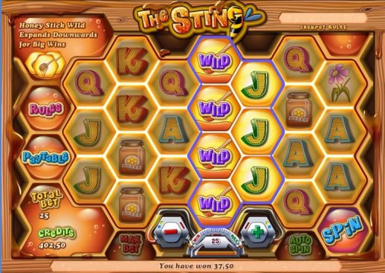 Видео покер The Sting демо-игра