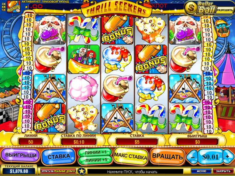 Видео покер Thrill Seekers демо-игра