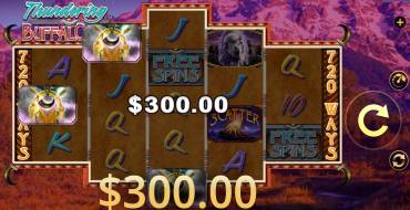 Thundering Buffalo: Выигрыши