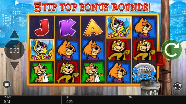 Видео покер Top Cat демо-игра