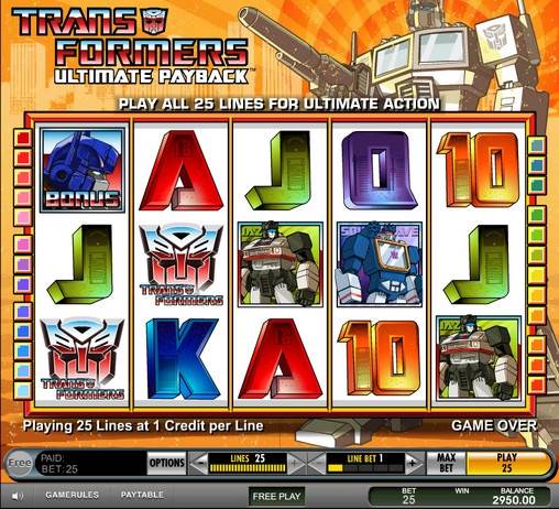 Transformers: Ultimate Payback