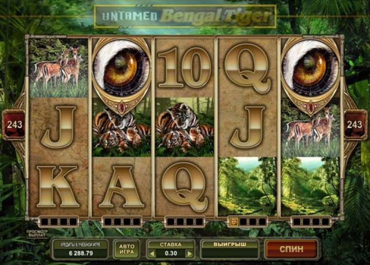 Онлайн слот Untamed Bengal Tiger играть