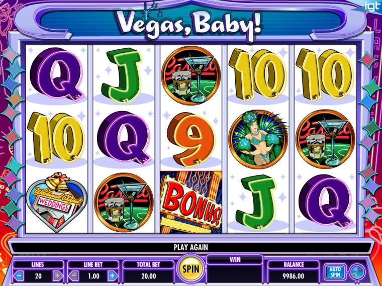 Онлайн слот Vegas, Baby! играть