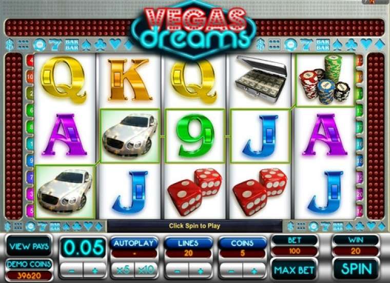 Онлайн слот Vegas Dreams играть